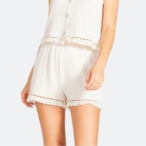 BB Dakota Fringe Lace Shorts